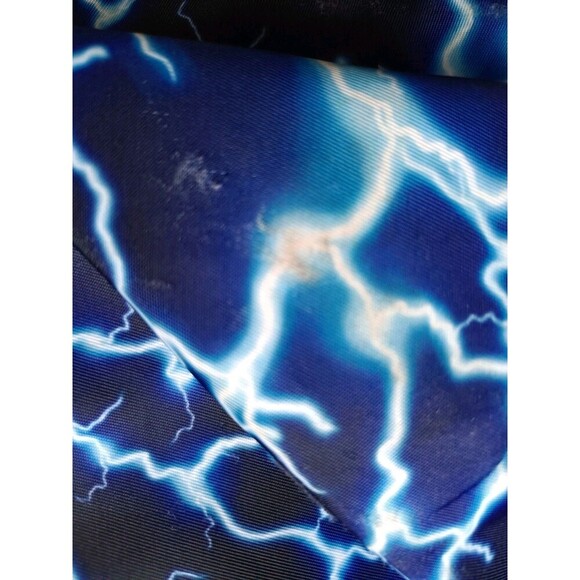 Lightning Bolt Backpack Blue Adjustable 17 Inches - Picture 3 of 8